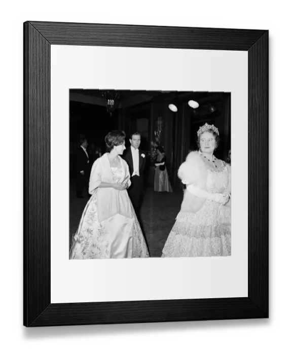 Framed Print : Princess Margaret and her fiance Antony Armstrong-Jones attend a gala ballet performance Framed Print : Princess Margaret and her fiance Antony Armstrong-Jones attend a gala ballet performance