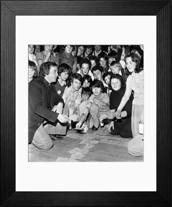 Framed Print : Ormesby Youth Club meeting, Teesside. 1976