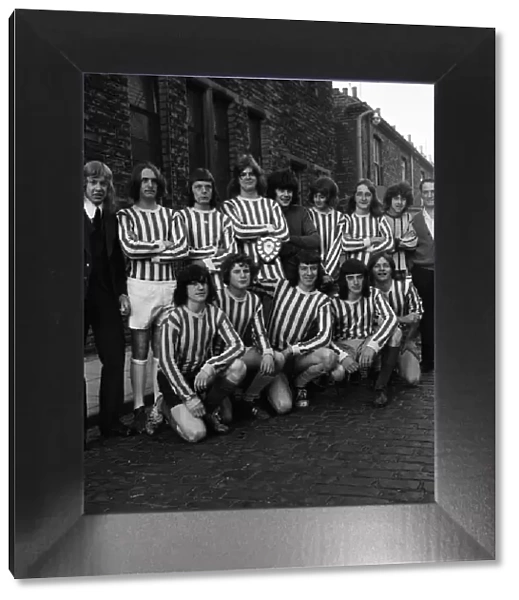 Yarm Road Methodist Youth Club, Football Presentation. 1973
