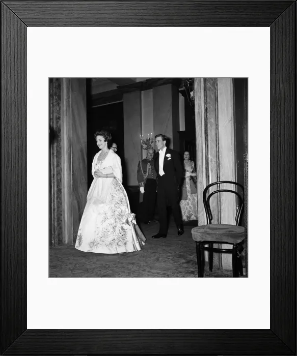 Framed Print : Princess Margaret and her fiance Antony Armstrong-Jones attend a gala ballet performance Framed Print : Princess Margaret and her fiance Antony Armstrong-Jones attend a gala ballet performance
