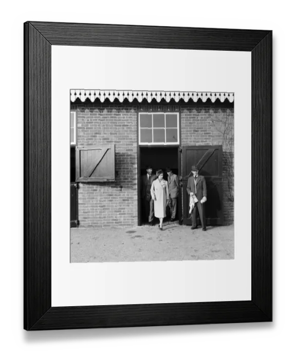 Framed Print : Princess Margaret and Antony Armstrong-Jones at Newbury Races