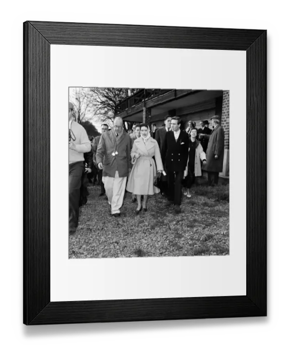 Framed Print : Princess Margaret and her fiance Antony Armstrong-Jones attend the Oxford v Cambridge Framed Print : Princess Margaret and her fiance Antony Armstrong-Jones attend the Oxford v Cambridge