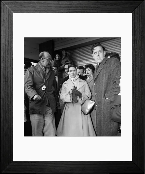 Framed Print : Princess Margaret attends the Oxford v Cambridge Boat Race 1960. 3rd April 1960 Framed Print : Princess Margaret attends the Oxford v Cambridge Boat Race 1960. 3rd April 1960