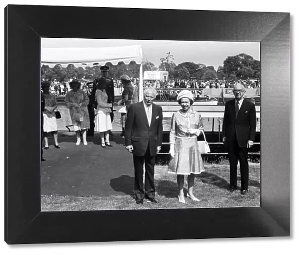 Queen Elizabeth II visits Bancroft Gardens, Stratford-upon-Avon, Warwickshire
