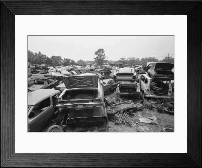 Framed Print : Decline of Motor Industry in New York, USA, 18th July 1980 Framed Print : Decline of Motor Industry in New York, USA, 18th July 1980