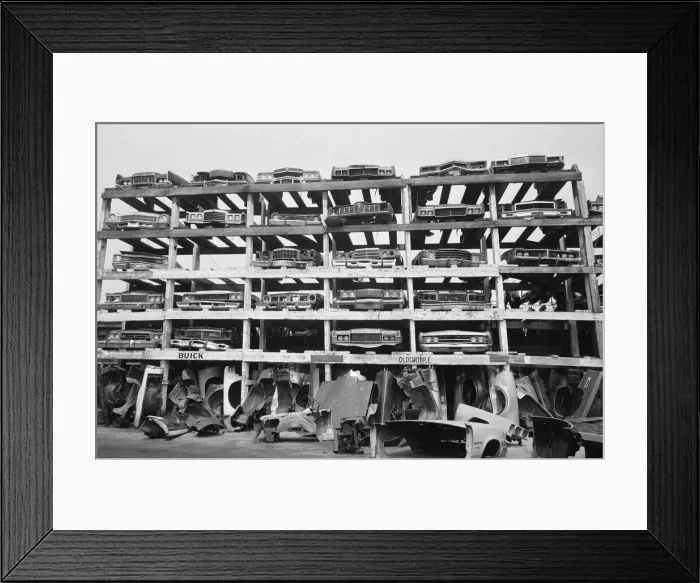 Framed Print : Decline of Motor Industry in New York, USA, 18th July 1980 Framed Print : Decline of Motor Industry in New York, USA, 18th July 1980