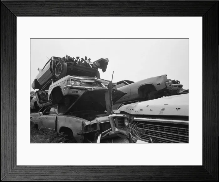 Framed Print : Decline of Motor Industry in New York, USA, 18th July 1980