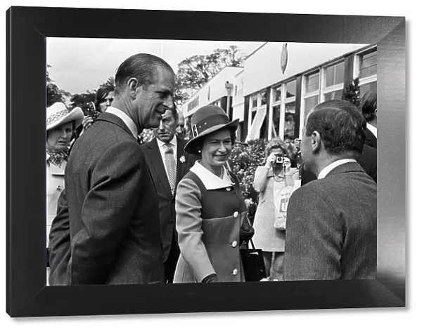 Queen Elizabeth II and Prince Philip, Duke of Edinburgh attend the Royal Show at