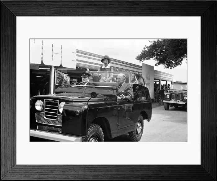 Framed Print : Queen Elizabeth II attends the Royal Show at Stoneleigh Park, Warwickshire. 5th July 1972 Framed Print : Queen Elizabeth II attends the Royal Show at Stoneleigh Park, Warwickshire. 5th July 1972