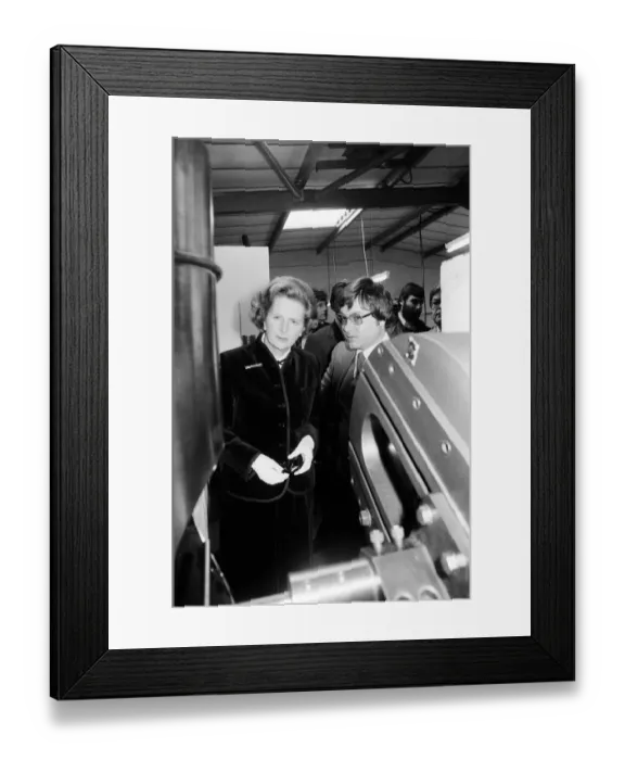 Framed Print : Conservative Prime Minister, Margaret Thatcher, pictured during a visit to Milton Keynes Framed Print : Conservative Prime Minister, Margaret Thatcher, pictured during a visit to Milton Keynes