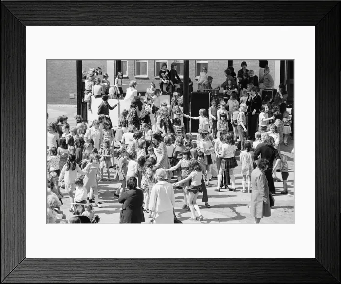 Framed Print : Thornaby Open Air Disco, Circa 1974 Framed Print : Thornaby Open Air Disco, Circa 1974