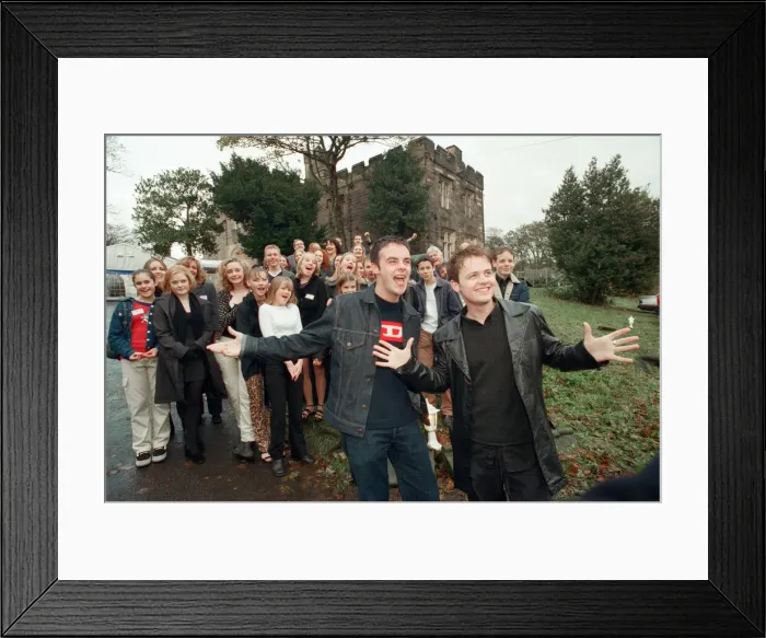 Framed Print : Ant and Dec pictured at The Byker Grove TV show 10th anniversary celebrations Framed Print : Ant and Dec pictured at The Byker Grove TV show 10th anniversary celebrations