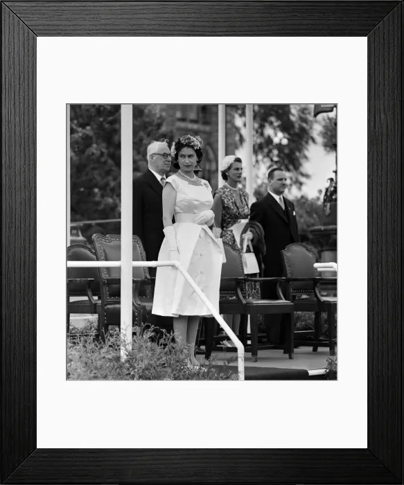 Framed Print : Queen Elizabeth II and Prince Philip, Duke of Edinburgh Royal tour of Canada Framed Print : Queen Elizabeth II and Prince Philip, Duke of Edinburgh Royal tour of Canada