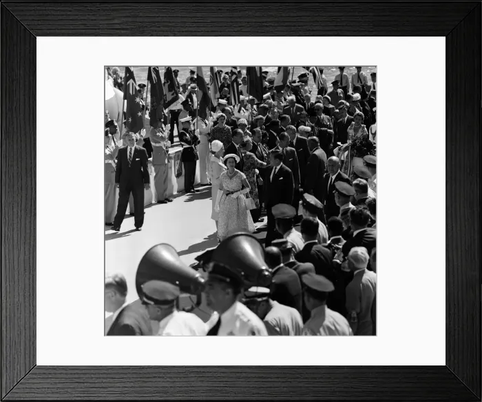 Framed Print : Queen Elizabeth II and Prince Philip, Duke of Edinburgh Royal tour of Canada