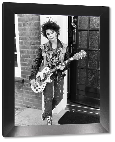 Schoolgirl Laura Goldsmith transforms into a punk rocker. 18th December 1980