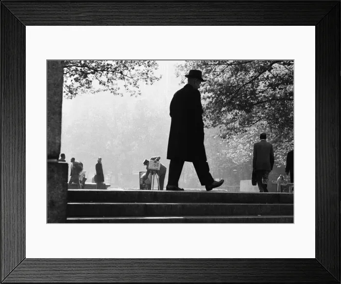 Framed Print : Park Scene, New York, Thursday 15th October 1964 Framed Print : Park Scene, New York, Thursday 15th October 1964