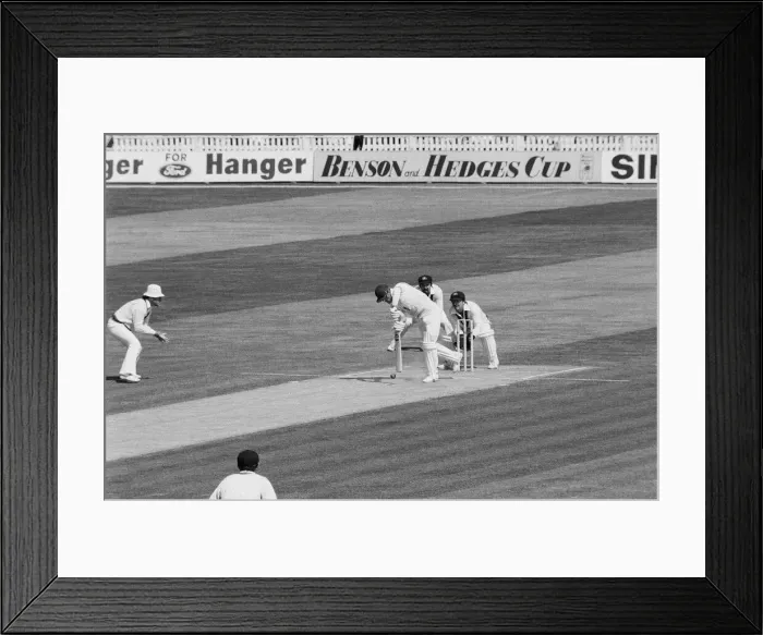 Framed Print : The Ashes. England v Australia 4th Test match at Edgbaston, Birmingham. England Framed Print : The Ashes. England v Australia 4th Test match at Edgbaston, Birmingham. England