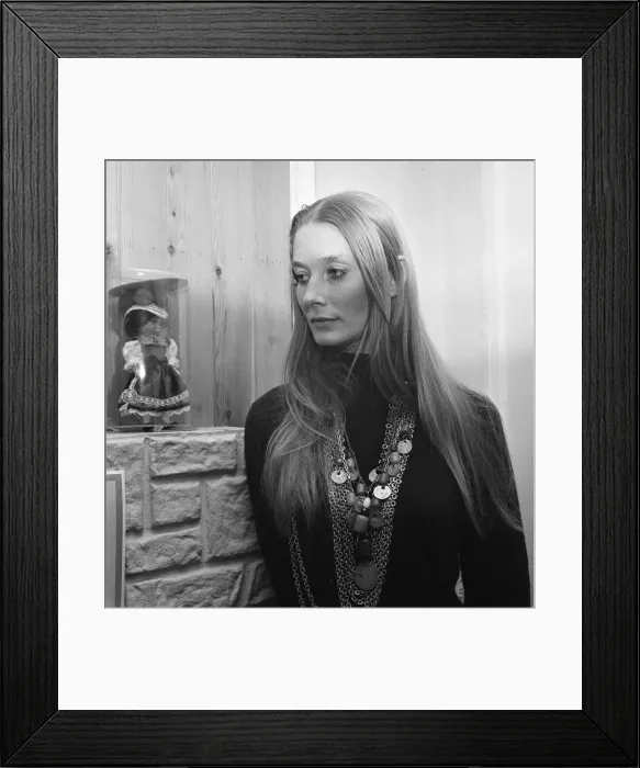 Framed Print : Tania Mallet, Model, 10th January 1970 Framed Print : Tania Mallet, Model, 10th January 1970