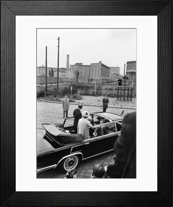 Framed Print : The visit to West Germany of Her Majesty Queen Elizabeth II and Prince Philip