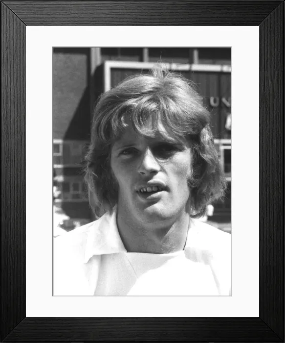 Framed Print : Gordon McQueen, Leeds United Football Player, Pre Season Photocall, July 1974 Framed Print : Gordon McQueen, Leeds United Football Player, Pre Season Photocall, July 1974