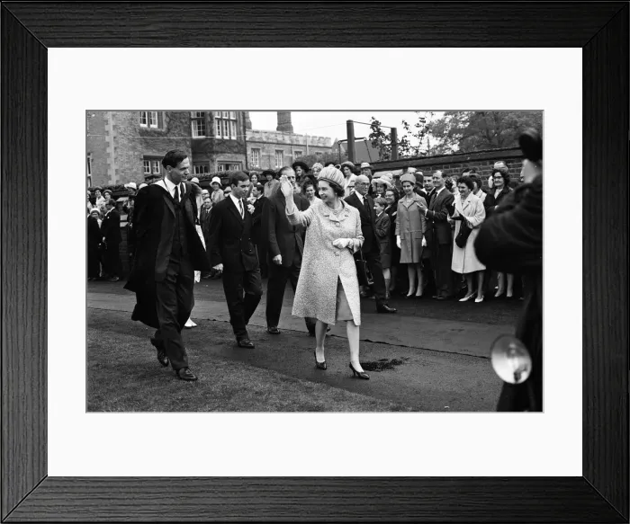Framed Print : Queen Elizabeth II and Prince Philip, Duke of Edinburgh visit Rugby School, Rugby Framed Print : Queen Elizabeth II and Prince Philip, Duke of Edinburgh visit Rugby School, Rugby