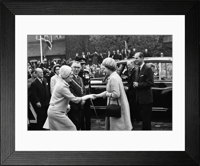 Framed Print : Queen Elizabeth II and Prince Philip, Duke of Edinburgh visit Rugby School, Rugby Framed Print : Queen Elizabeth II and Prince Philip, Duke of Edinburgh visit Rugby School, Rugby