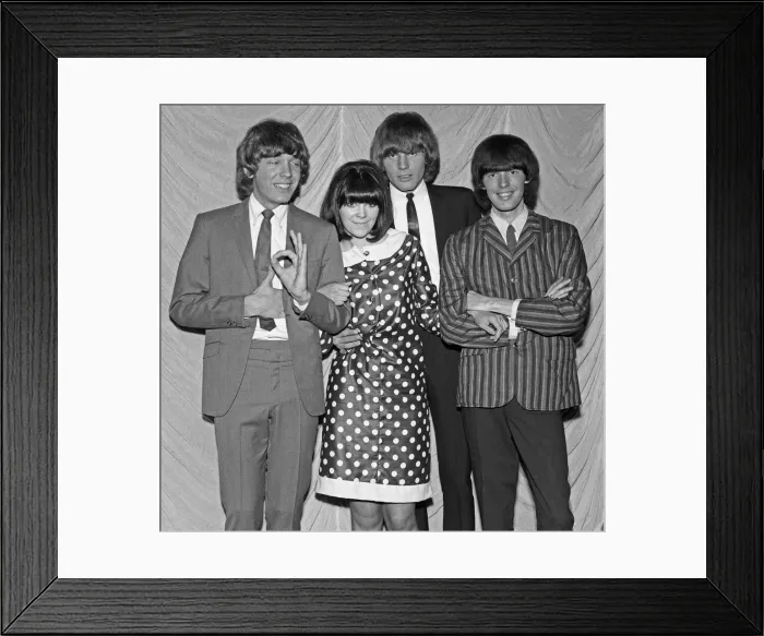 Framed Print : The Walker Brothers meet Denise Eastwood. (Left to Right John Walker, Denise Eastwood Framed Print : The Walker Brothers meet Denise Eastwood. (Left to Right John Walker, Denise Eastwood