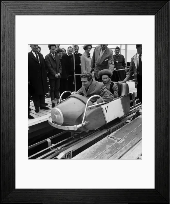Framed Print : Princess Margaret and Lord Snowdon at Butlins Holiday Camp. Minehead, Somerset. May 1965 Framed Print : Princess Margaret and Lord Snowdon at Butlins Holiday Camp. Minehead, Somerset. May 1965