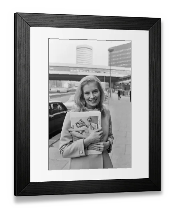 Framed Print : Ann Summers, the shop secretary who has opened a sex supermarket named after her