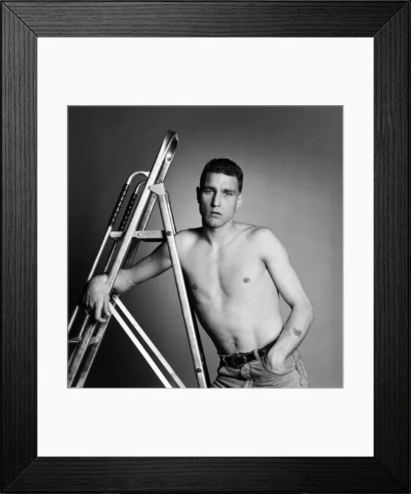 Framed Print : Wimbledon F. Cs Vinnie Jones. 16th February 1988 Framed Print : Wimbledon F. Cs Vinnie Jones. 16th February 1988