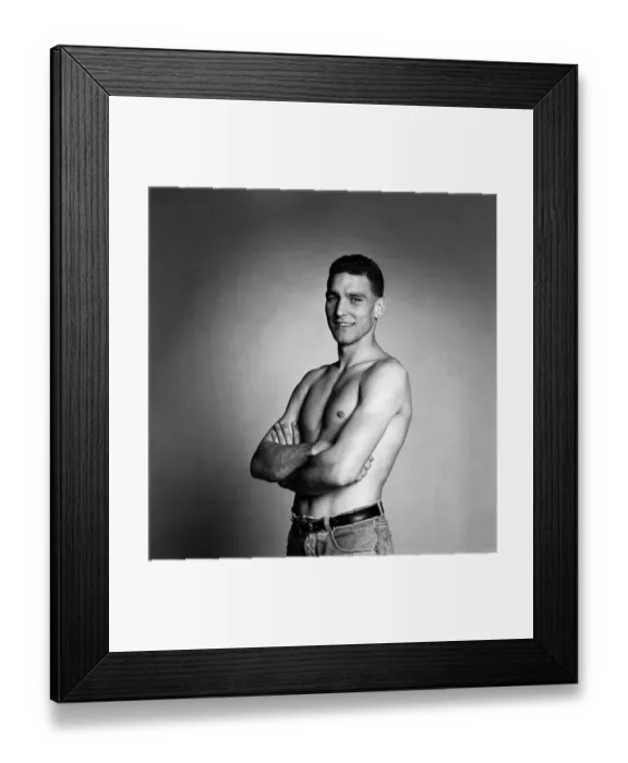 Framed Print : Wimbledon F. Cs Vinnie Jones. 16th February 1988 Framed Print : Wimbledon F. Cs Vinnie Jones. 16th February 1988