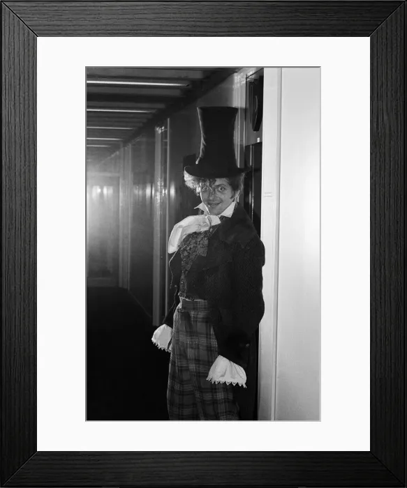 Framed Print : Rik Mayall, dressed for his role in The Government Inspector Framed Print : Rik Mayall, dressed for his role in The Government Inspector