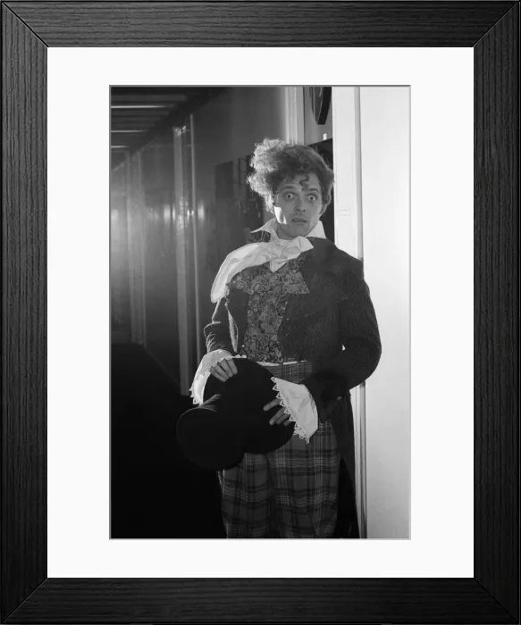 Framed Print : Rik Mayall, dressed for his role in The Government Inspector Framed Print : Rik Mayall, dressed for his role in The Government Inspector