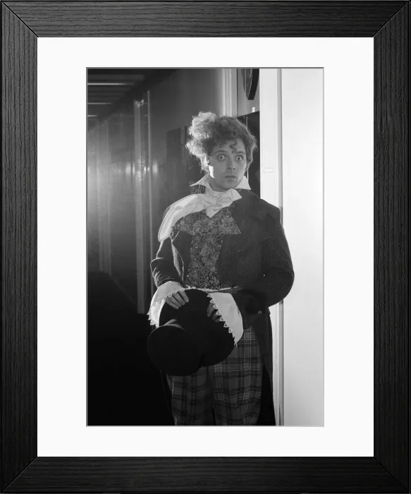 Framed Print : Rik Mayall, dressed for his role in The Government Inspector Framed Print : Rik Mayall, dressed for his role in The Government Inspector