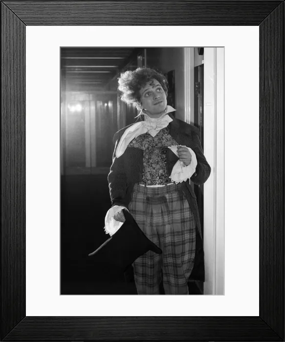 Framed Print : Rik Mayall, dressed for his role in The Government Inspector Framed Print : Rik Mayall, dressed for his role in The Government Inspector