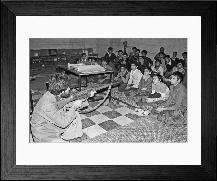Framed Print : Be Prepared. The Boys Scout Hall in Tehrans prestigious northern suburb of Shemiran