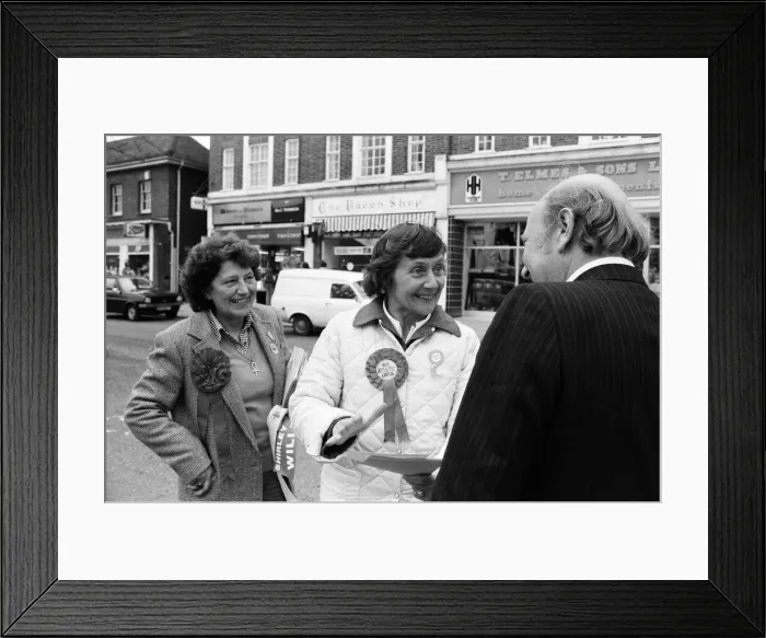 Framed Print : Secretary of State for Education and Science and Labour MP Shirley Williams Framed Print : Secretary of State for Education and Science and Labour MP Shirley Williams
