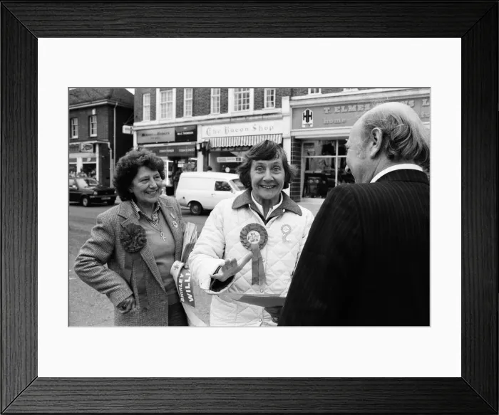 Framed Print : Secretary of State for Education and Science and Labour MP Shirley Williams Framed Print : Secretary of State for Education and Science and Labour MP Shirley Williams