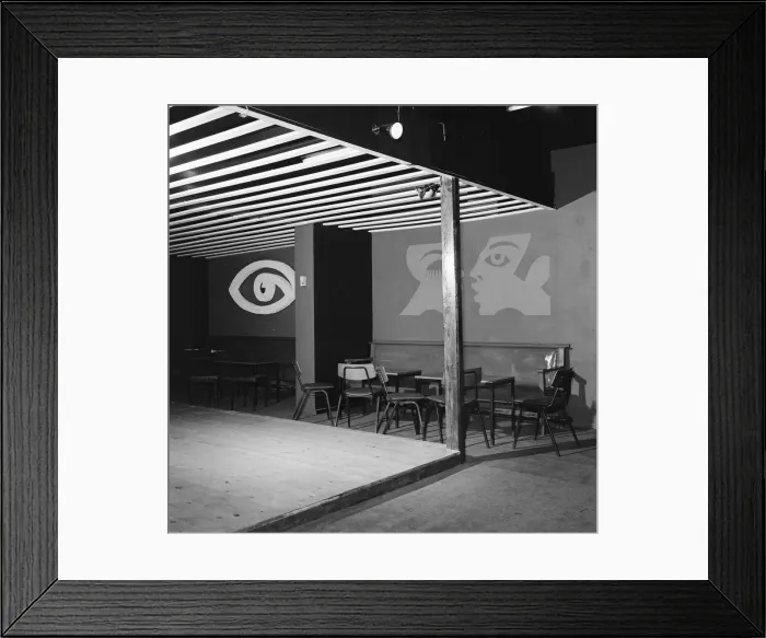 Framed Print : Blinkers Nightclub Disco, Teesside, Circa 1971 Framed Print : Blinkers Nightclub Disco, Teesside, Circa 1971