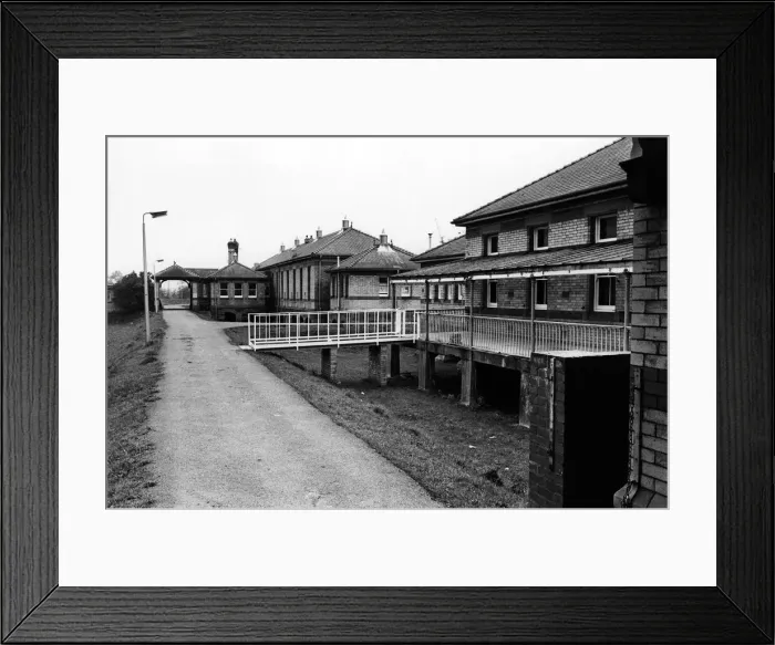 Framed Print : A section of Lansdowne Hospital, Cardiff, Wales. October 1976 Framed Print : A section of Lansdowne Hospital, Cardiff, Wales. October 1976