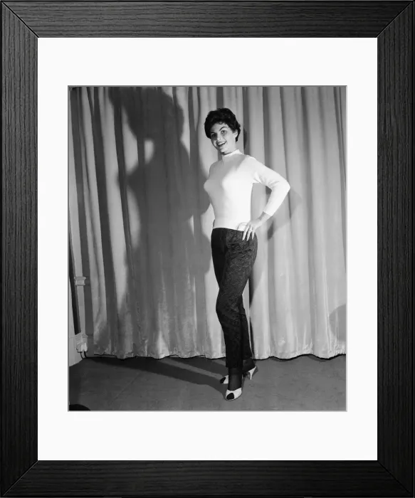 Framed Print : Nadja Regin, Serbian actress in the UK to make her second English TV Film Framed Print : Nadja Regin, Serbian actress in the UK to make her second English TV Film
