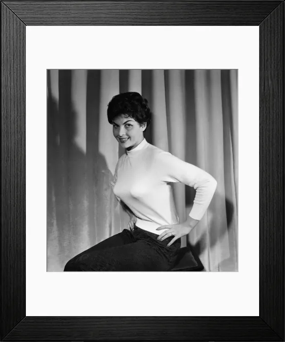 Framed Print : Nadja Regin, Serbian actress in the UK to make her second English TV Film