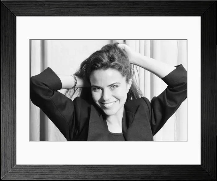 Framed Print : Koo Stark, Actress in London, Thursday 28th January 1988 Framed Print : Koo Stark, Actress in London, Thursday 28th January 1988