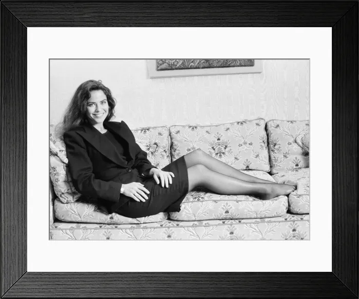 Framed Print : Koo Stark, Actress in London, Thursday 28th January 1988 Framed Print : Koo Stark, Actress in London, Thursday 28th January 1988