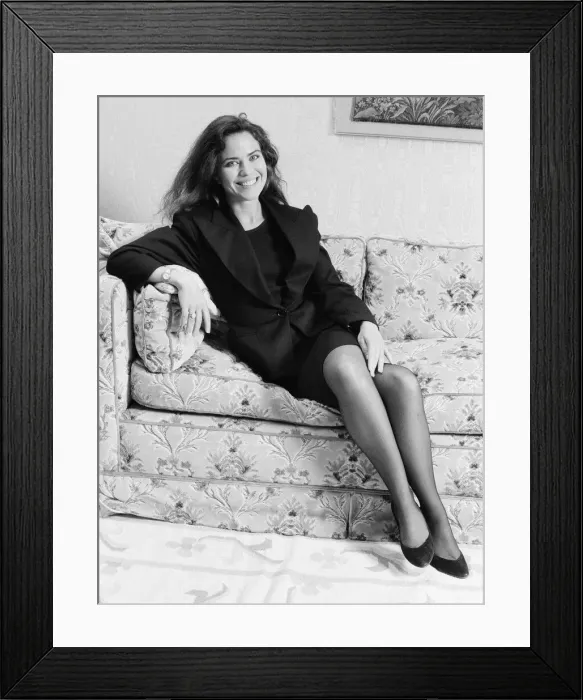 Framed Print : Koo Stark, Actress in London, Thursday 28th January 1988 Framed Print : Koo Stark, Actress in London, Thursday 28th January 1988