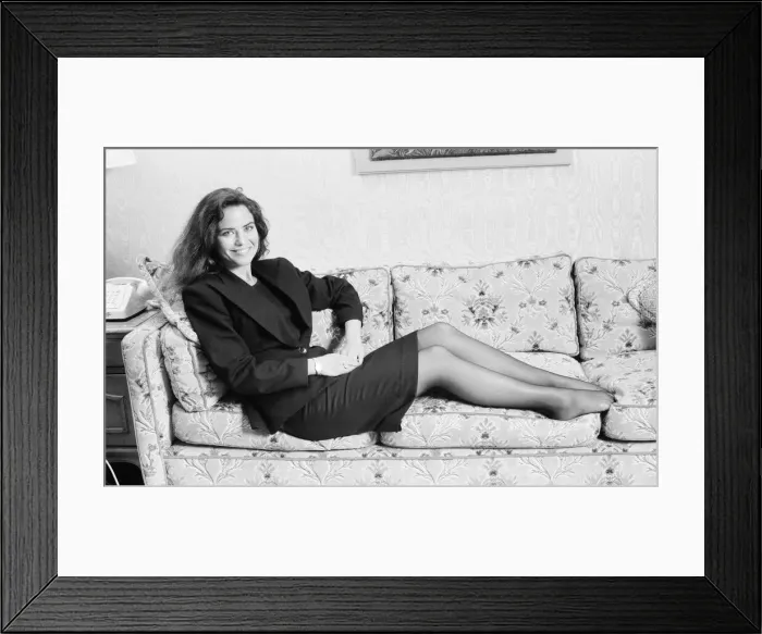 Framed Print : Koo Stark, Actress in London, Thursday 28th January 1988