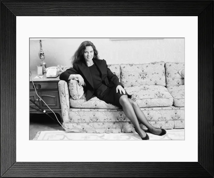 Framed Print : Koo Stark, Actress in London, Thursday 28th January 1988 Framed Print : Koo Stark, Actress in London, Thursday 28th January 1988