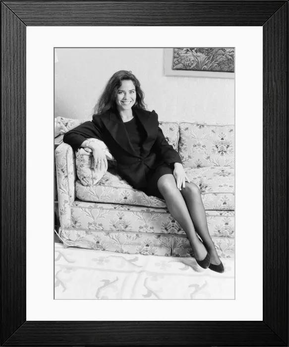 Framed Print : Koo Stark, Actress in London, Thursday 28th January 1988 Framed Print : Koo Stark, Actress in London, Thursday 28th January 1988
