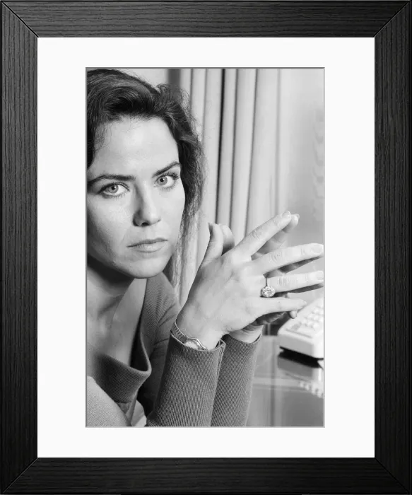Framed Print : Koo Stark, Actress in London, Thursday 28th January 1988 Framed Print : Koo Stark, Actress in London, Thursday 28th January 1988
