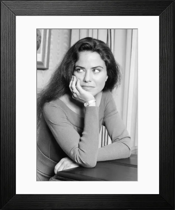 Framed Print : Koo Stark, Actress in London, Thursday 28th January 1988 Framed Print : Koo Stark, Actress in London, Thursday 28th January 1988